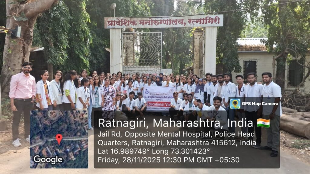 Educational Visit To Regional Mental Hospital, Ratnagiri. Batch Summer 2026
