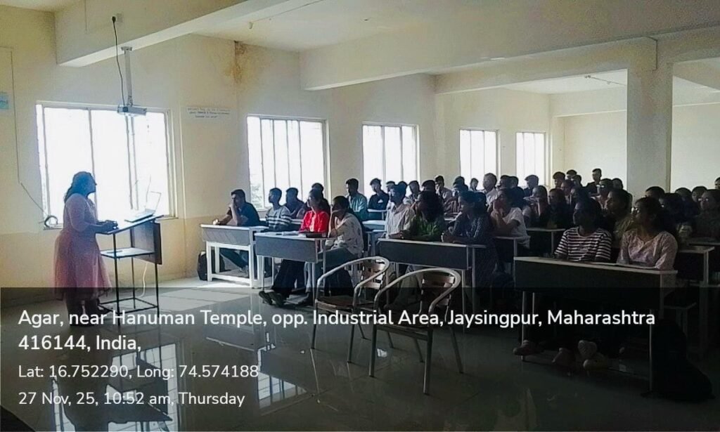 UG Foundation Day Programme was conducted by Dr. Aarti S. Kognole at Dr.J.J.Magdum Ayurved Medical College, Jaysingpur.