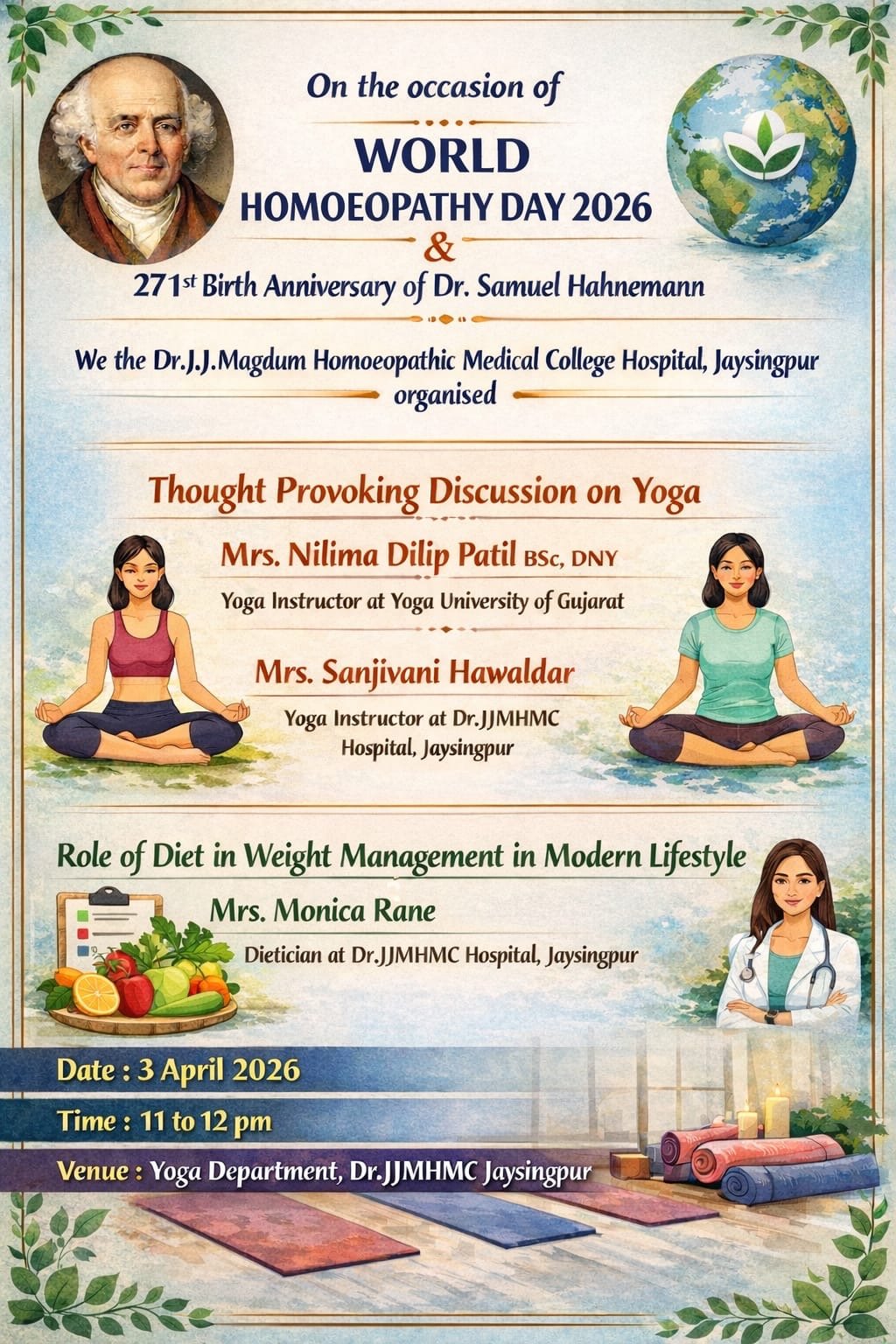 You are currently viewing World Homoeopathy Day 2026-  Homoeopathy Week Celebration