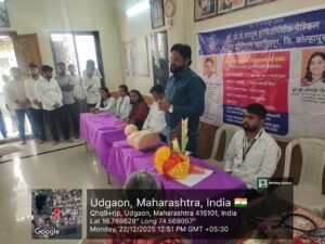 Read more about the article Health Check Up Camp was conducted at Udgaon regarding Orientation of Cardiac Diseases and its Awarewness