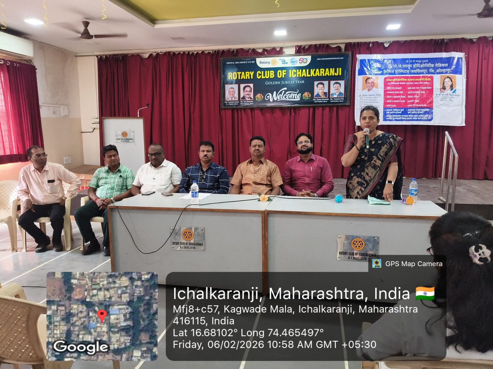 You are currently viewing The Rotary Club of Ichalkaranji, in collaboration with Dr.J.J.Magdum Homoeopathic Medical College, Jaysingpur, successfully organized a Health Camp on 6th February,2026. The camp provided free homoeopathic medicines and awareness on various diseases, benefiting 71 patients.