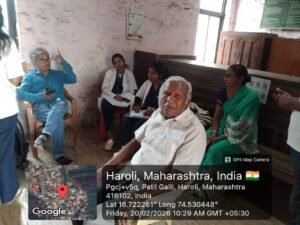 Read more about the article Peripheral OPD at Haroli in collaboration with Dr.J.J.Magdum Homoeopathic Medical College Hospital, Jaysingpur was conducted by Dr. Sunil Banne.