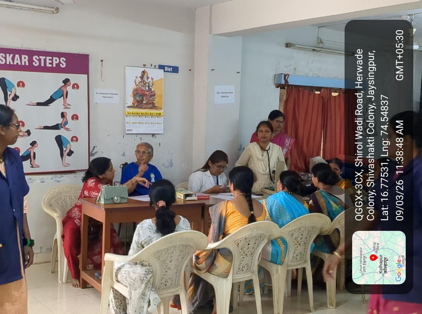 You are currently viewing Medical Health Camp and Awareness Programme about complaints during Menopause and guidance about Yogasanas and Nutrition, was conducted by Gynaecology and Obstetrics and Yoga Department of Dr. J.J.Magdum Homoeopathic Medical College and Hospital, Jaysingpur.