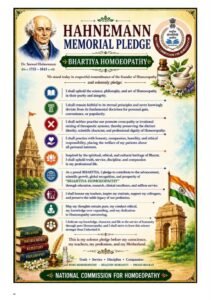 Read more about the article Organization of a Mass Pledge-Taking Ceremony for the “Hahnemann Memorial Pledge” on 2nd July 2026 at 11:00A Mass Pledge-Taking Ceremony for the “Hahnemann Memorial Pledge” was takenon 2nd July 2026 at 11:00 A.M., in memory of Dr. Samuel Hahnemann,the Father of Homoeopathy.at Dr J J Magdum Homoeopathic Medical College College campus.